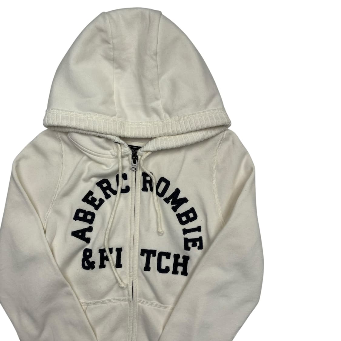 아베크롬비 y2k 빈티지 화이트 후드집업 M 상품이미지2
