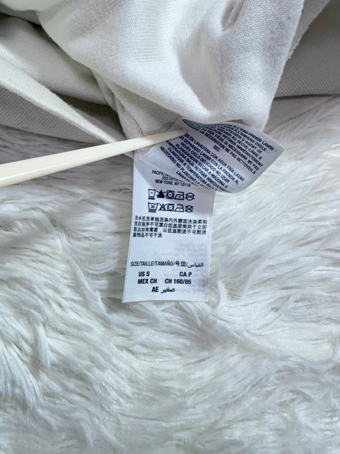 쥬시꾸띄르 빅로고 화이트 벨벳 후드집업  상품이미지9