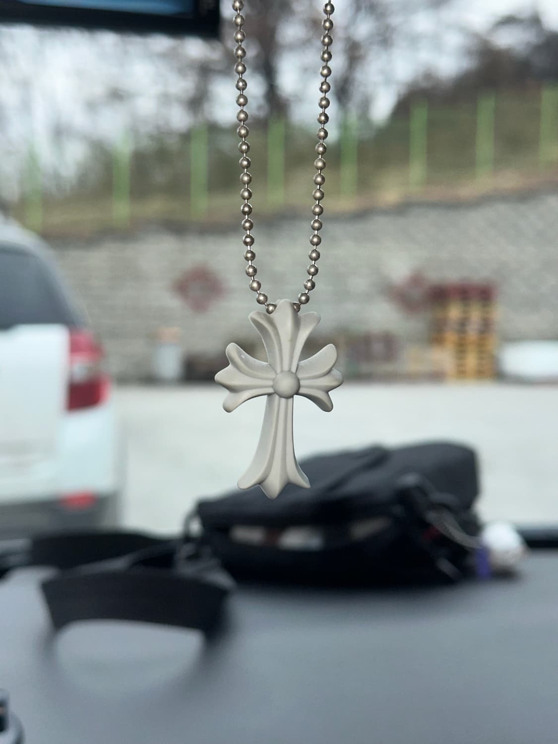 크롬하츠 실리콘 목걸이 그레이 상품이미지2