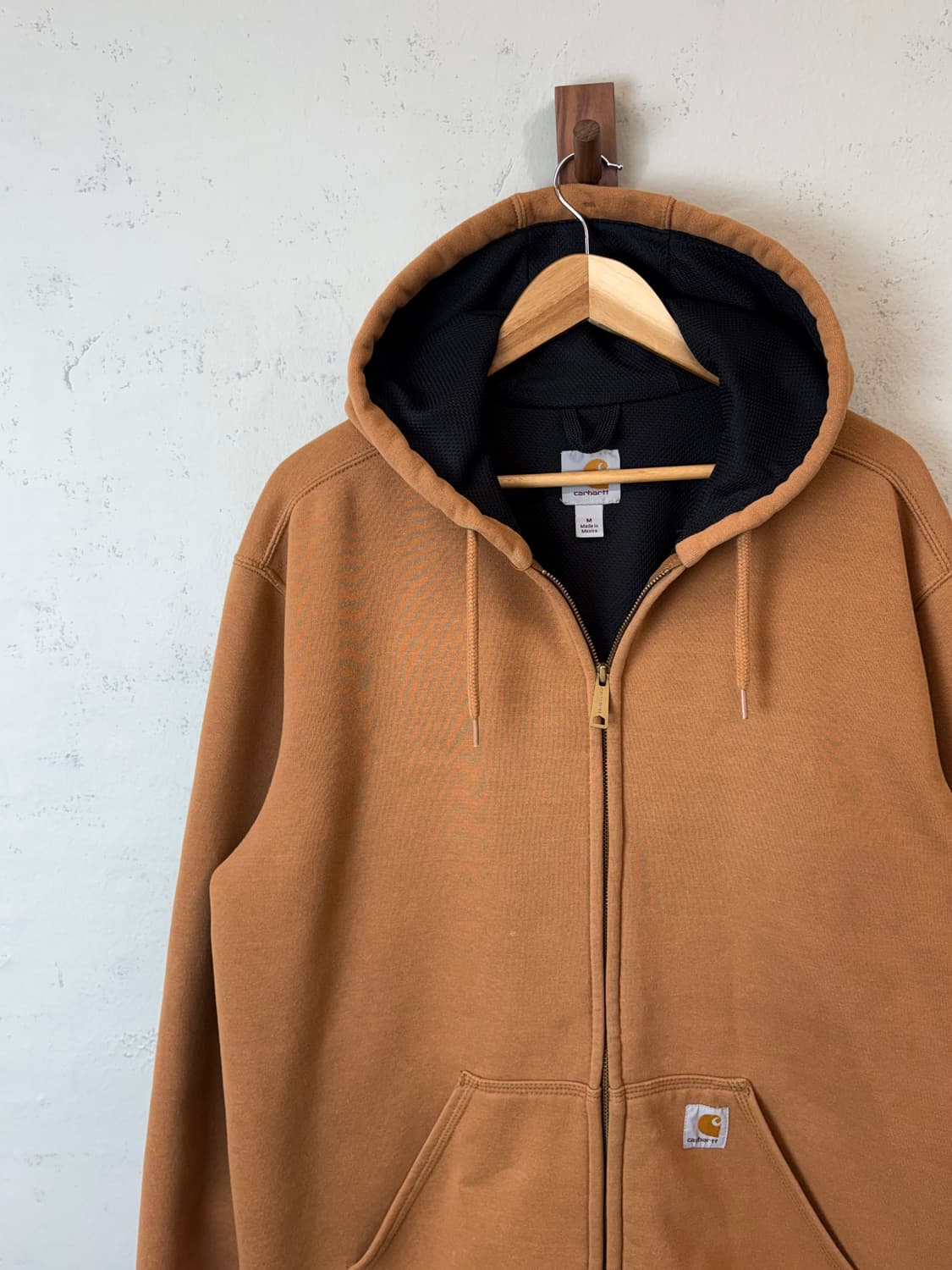 칼하트 빈티지 레인디펜더 써멀 후드집업 된장 상품이미지4