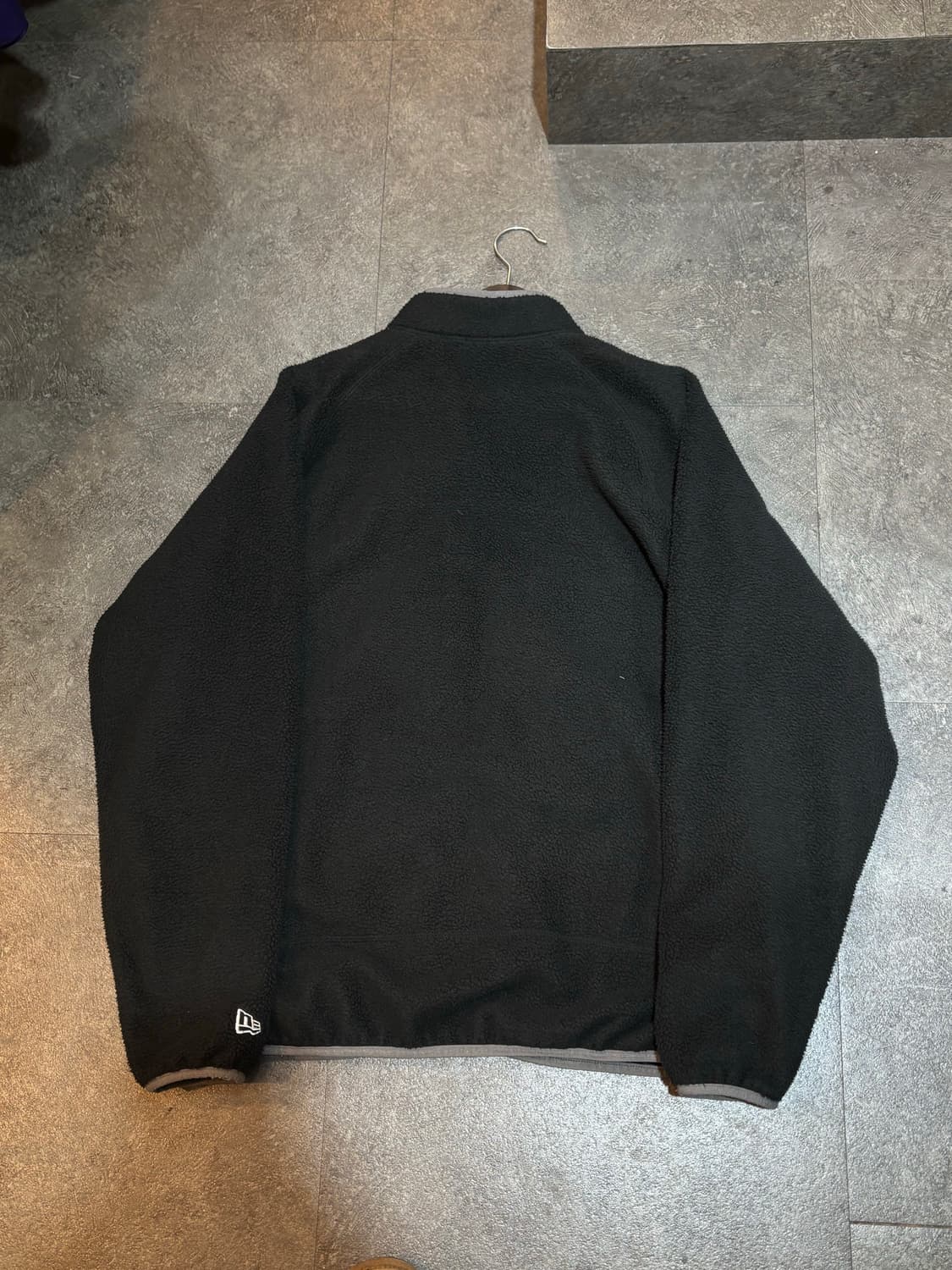 뉴에라 플리스 후리스 뽀글이 잠바 블랙 105사이즈 상품이미지3