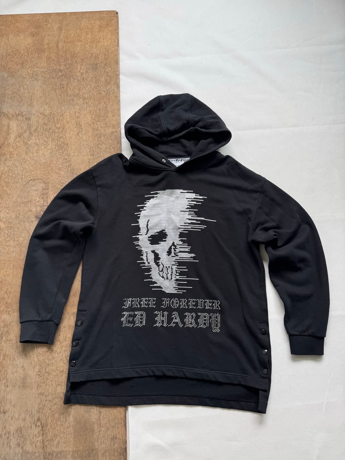 ed hardy 에드하디 해골 큐빅 후드 상품이미지2