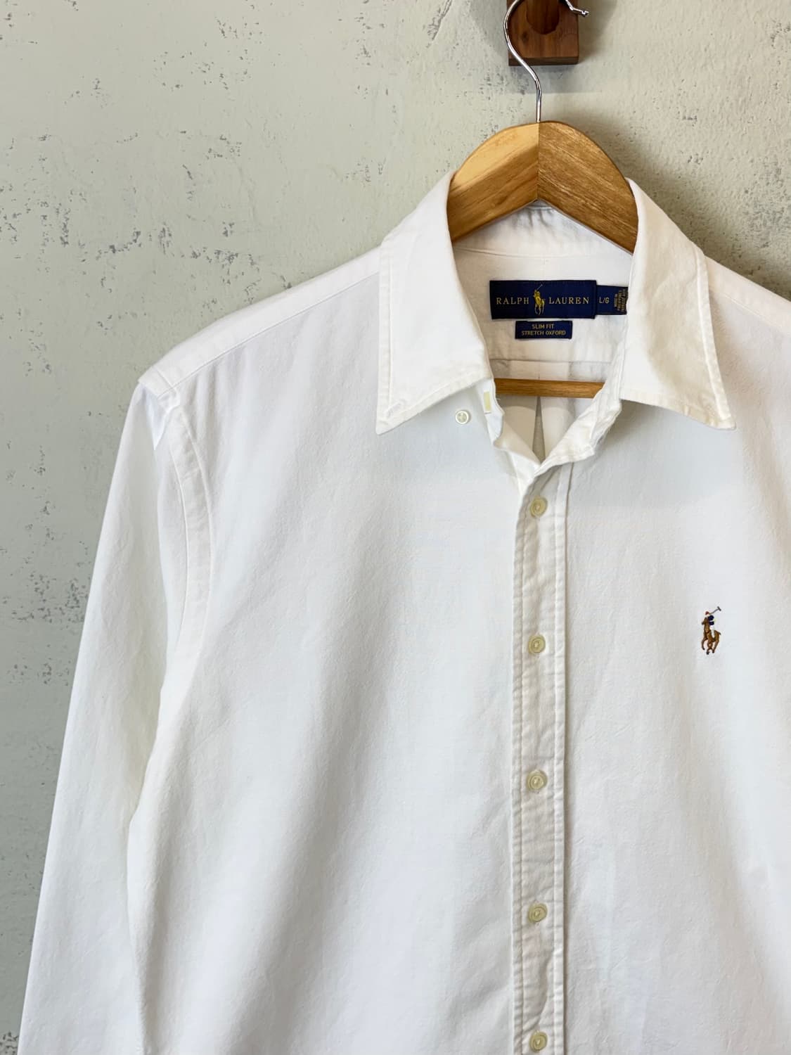 폴로랄프로렌 옥스포드 화이트 셔츠 상품이미지6