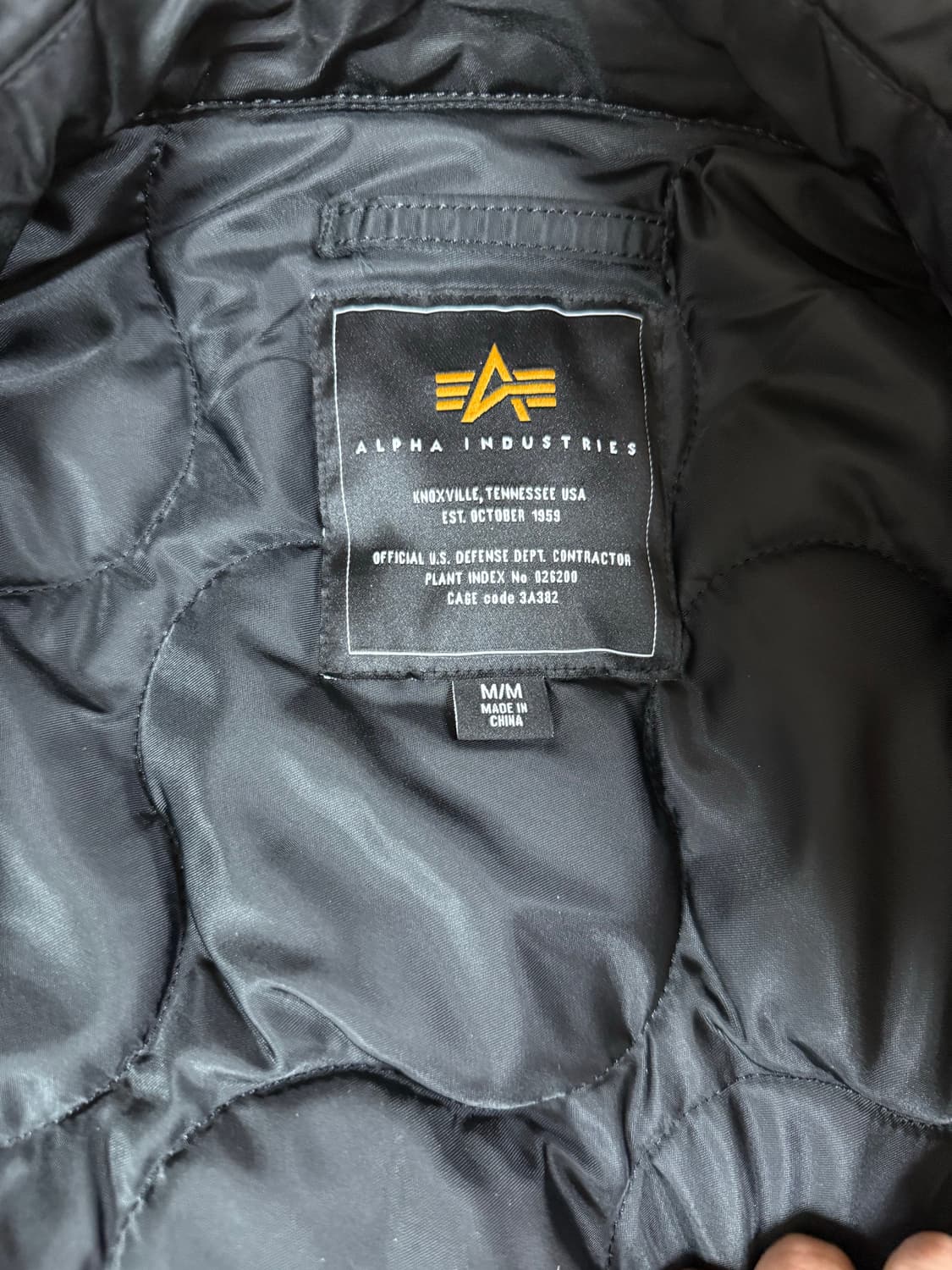 알파인더스트리 CWU-45/P 블랙 M 자켓 상품이미지2