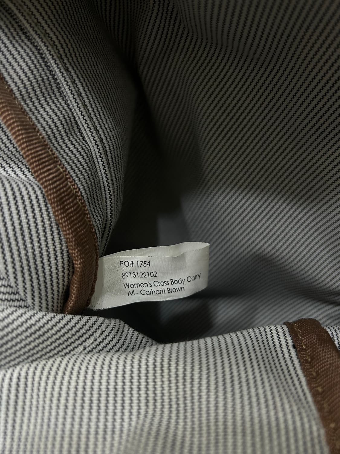 칼하트 크로스 바디백/브라운 상품이미지6