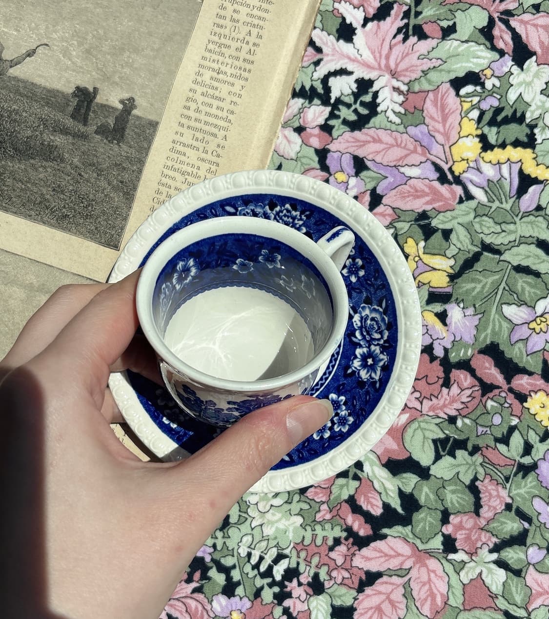 [Rare]빈티지 빌레로이앤보흐 루스티카나블루 에소잔 상품이미지3