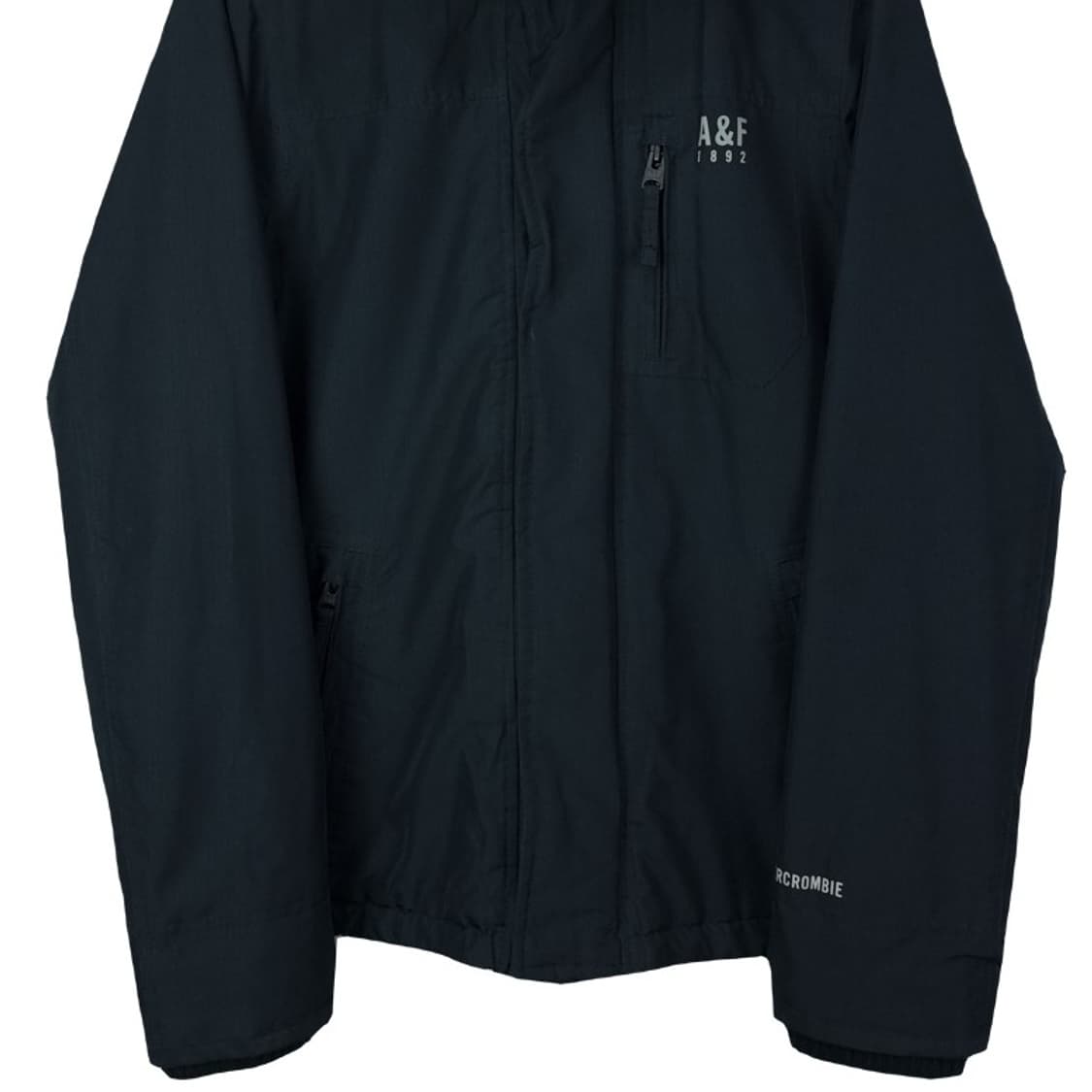 [아베크롬비] 로고 프린팅 바람막이 자켓 블랙 M16897 상품이미지5