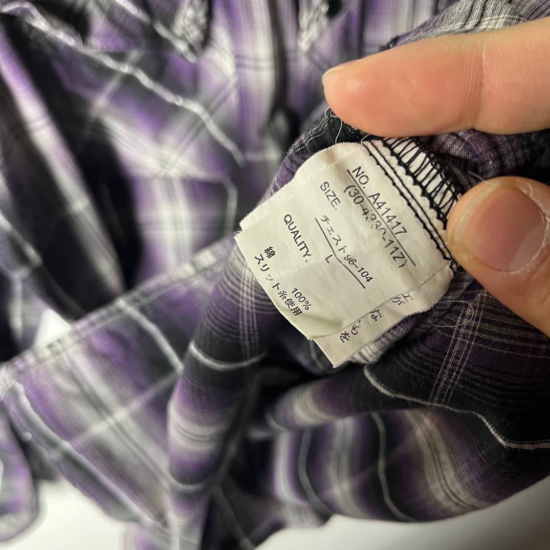 [Roushatte] 재팬 펑크무드 체크 웨스턴셔츠 상품이미지6