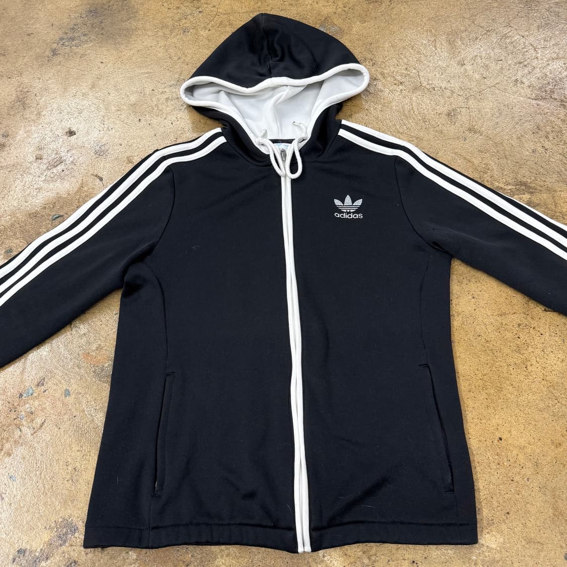 아디다스 블랙 후플 후드집업 95 상품이미지3