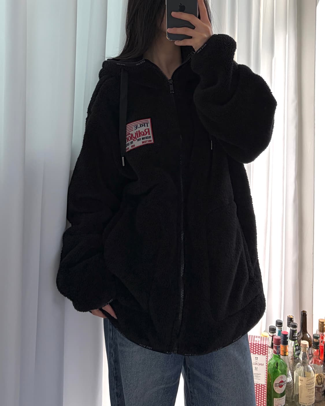 [XL]TURE RELIGION 트루릴리전 보아 후리스 자켓 상품이미지2