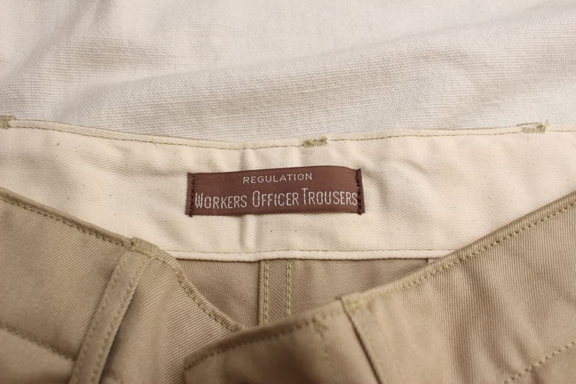 WORKERS 오피서 트라우저 Type2 카키 상품이미지8