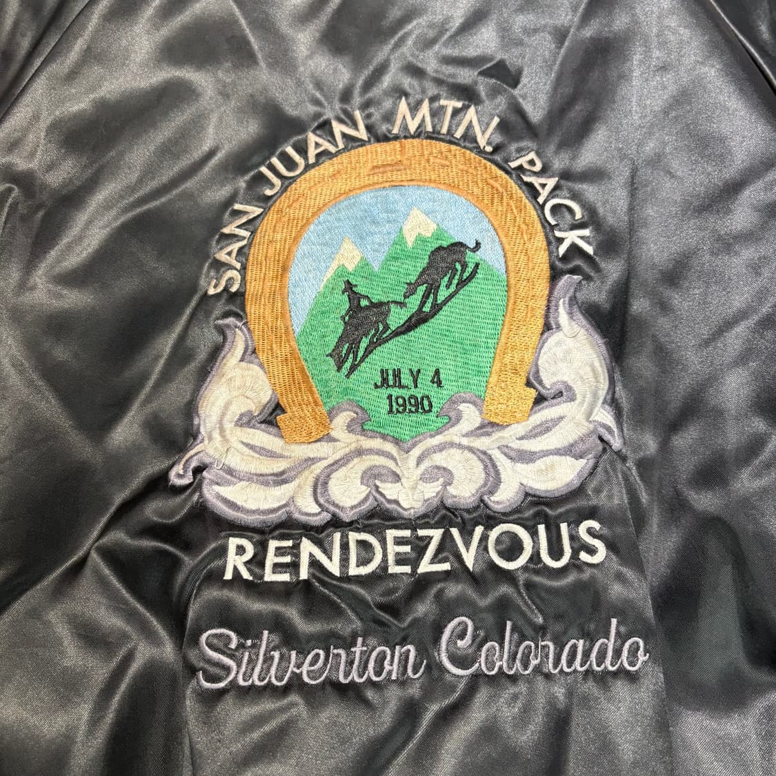 king Louie USA빈티지 자수 바시티봄버자켓 상품이미지6