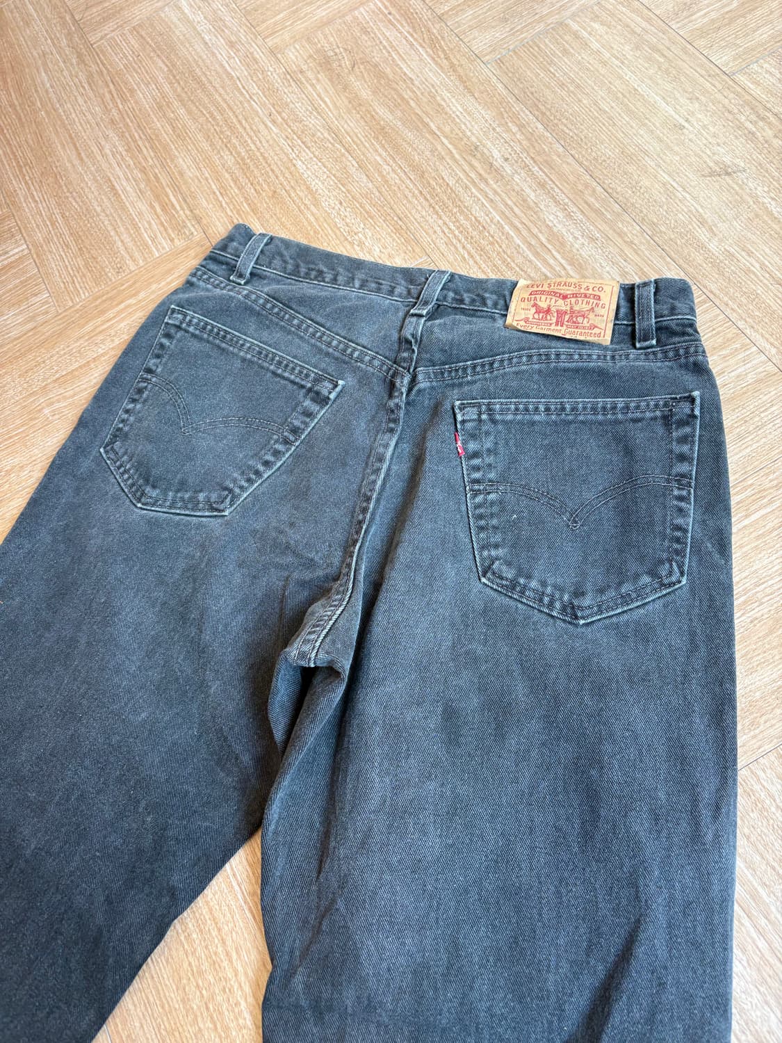 90s Levis 550 Black 상품이미지3