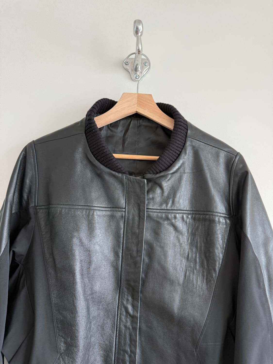 Pre owned 램스킨 레더 자켓 상품이미지2