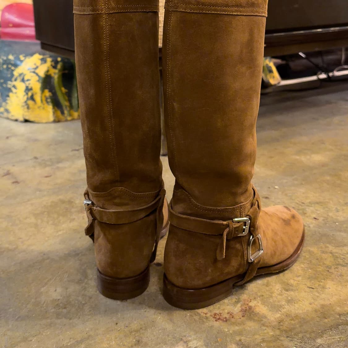 폴로 랄프로렌 퍼플라벨 스웨이드 우먼 부츠 상품이미지7