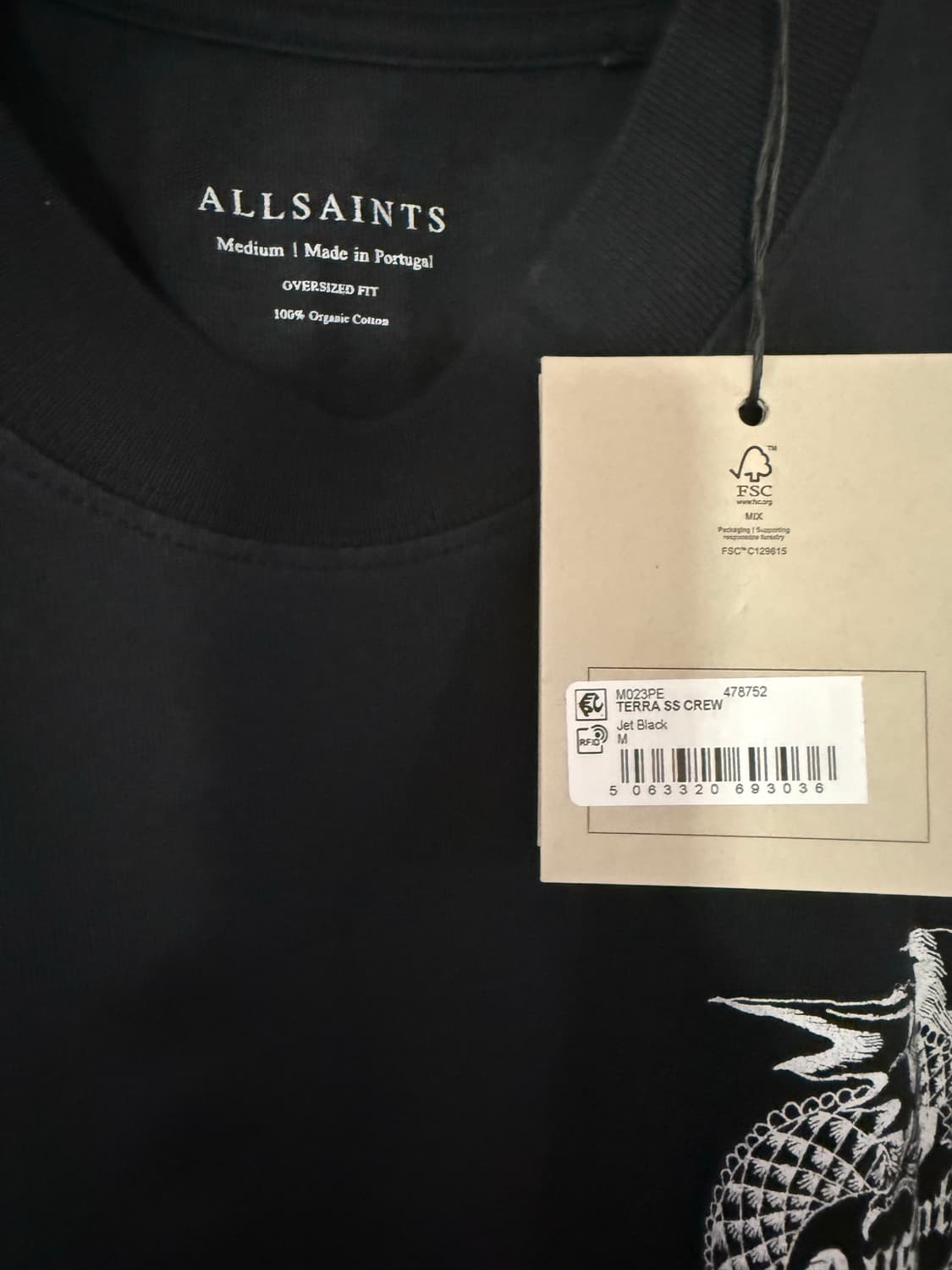 All Saints Dragon artwork tee 상품이미지2