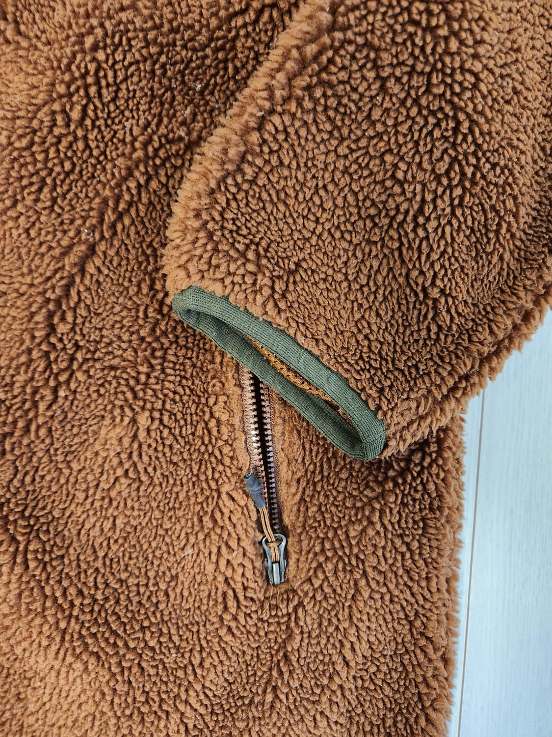 새상품급)코오롱스포츠 여성 긴기장 롱플리스자켓 사이즈100
 상품이미지4