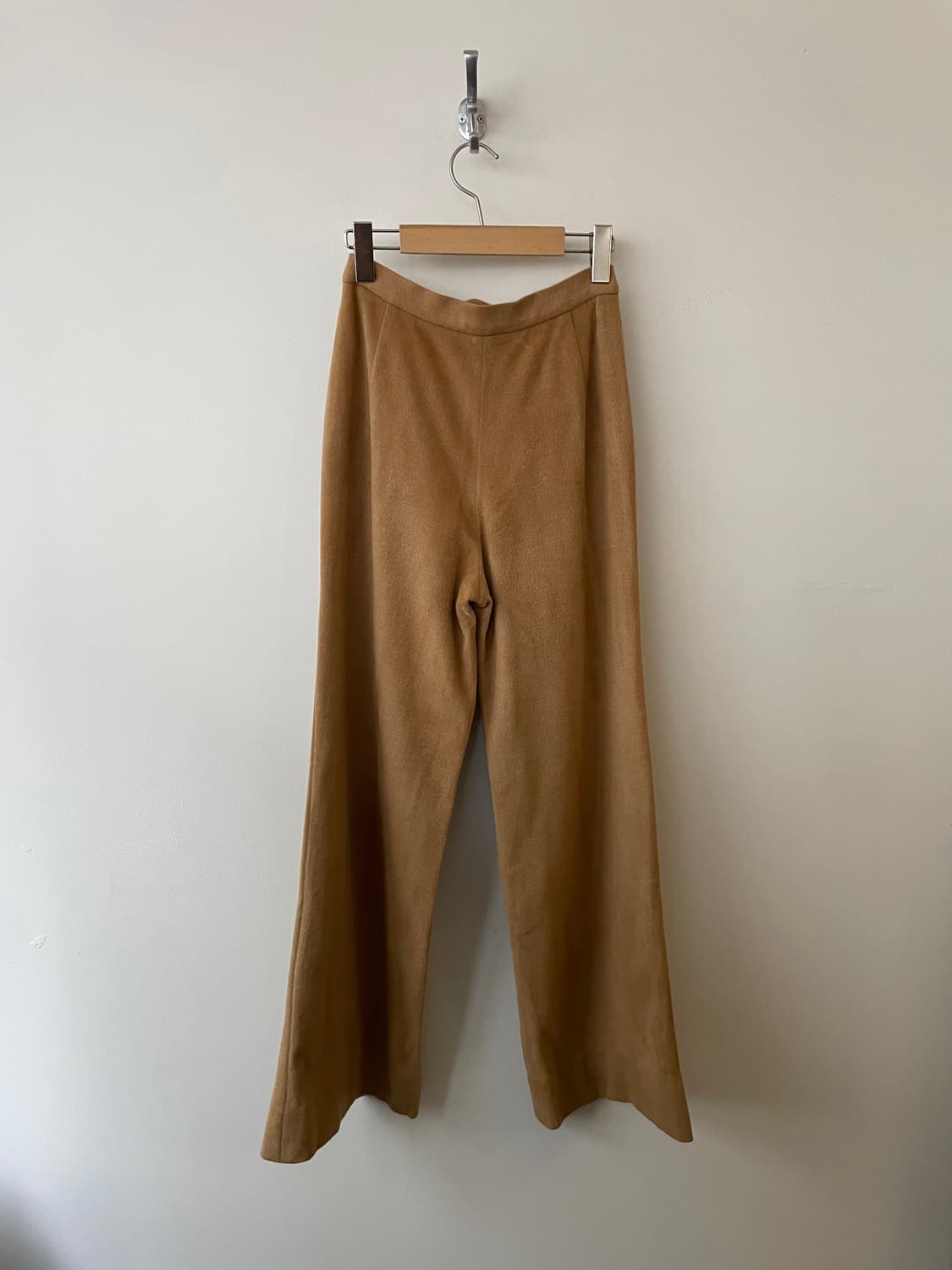 vintage camel fur boot cut pants 상품이미지8