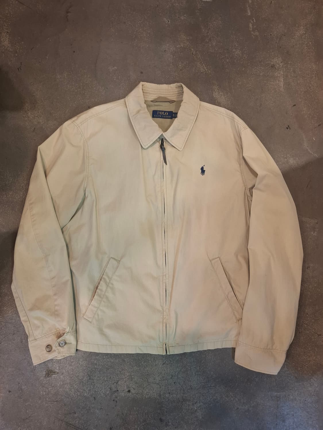 폴로 베이지 블루종 자켓 상품이미지1