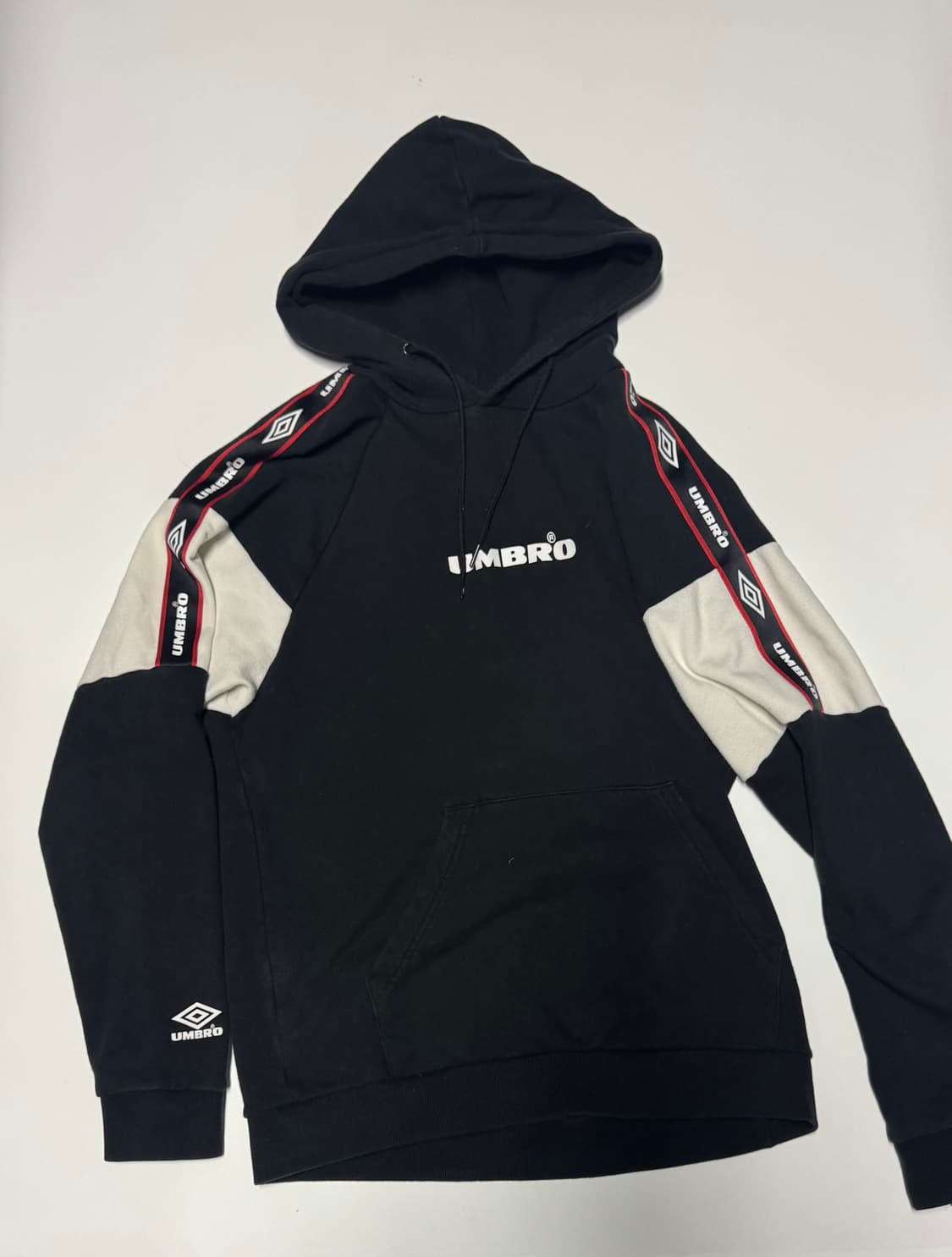 엄브로 Umbro 사이드 라인 트랙 후드티 M 상품이미지1