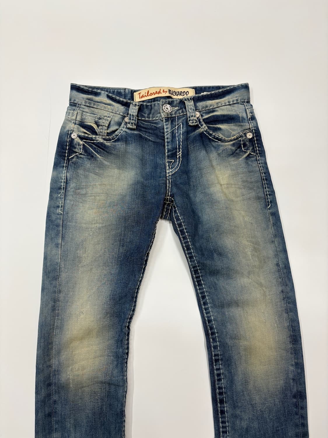 (30) BUCKAROO 버커루 빈티지 워싱 중청 스트레이트 데님 팬츠  상품이미지3