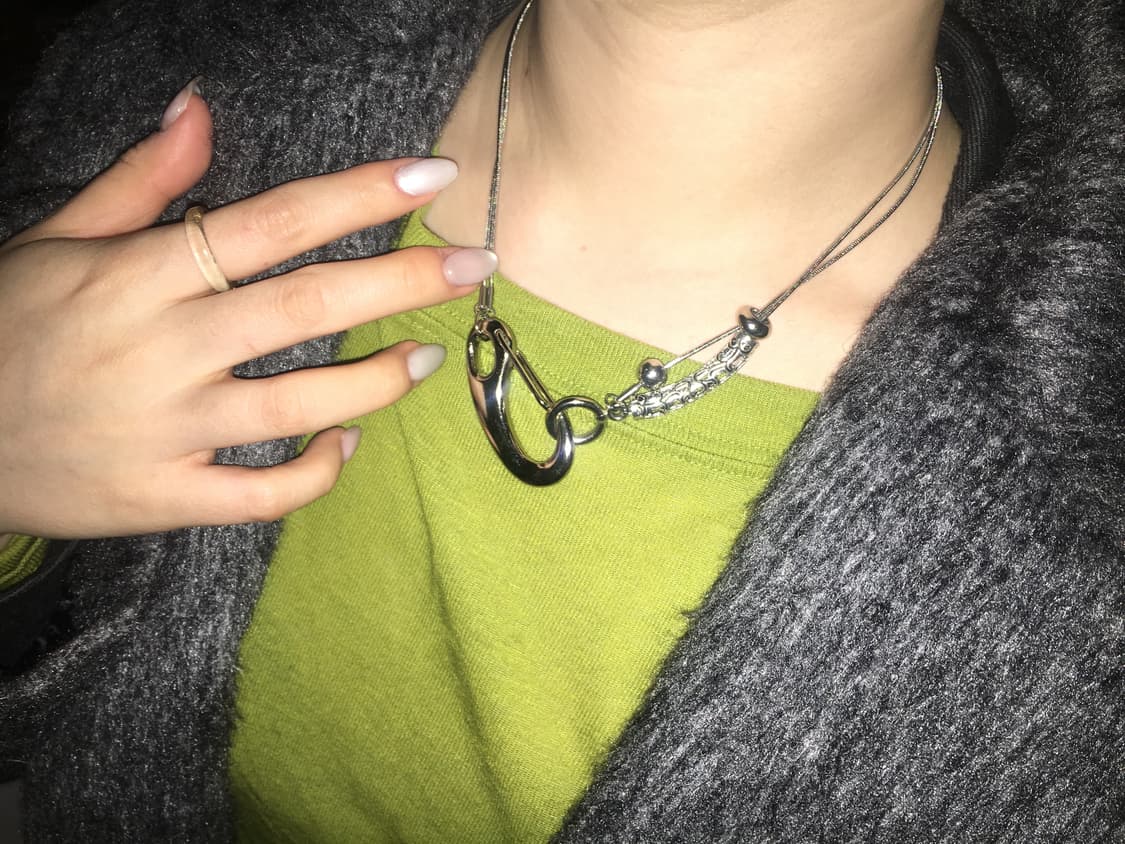 Sun wave vintage Necklace ☀️ 상품이미지1