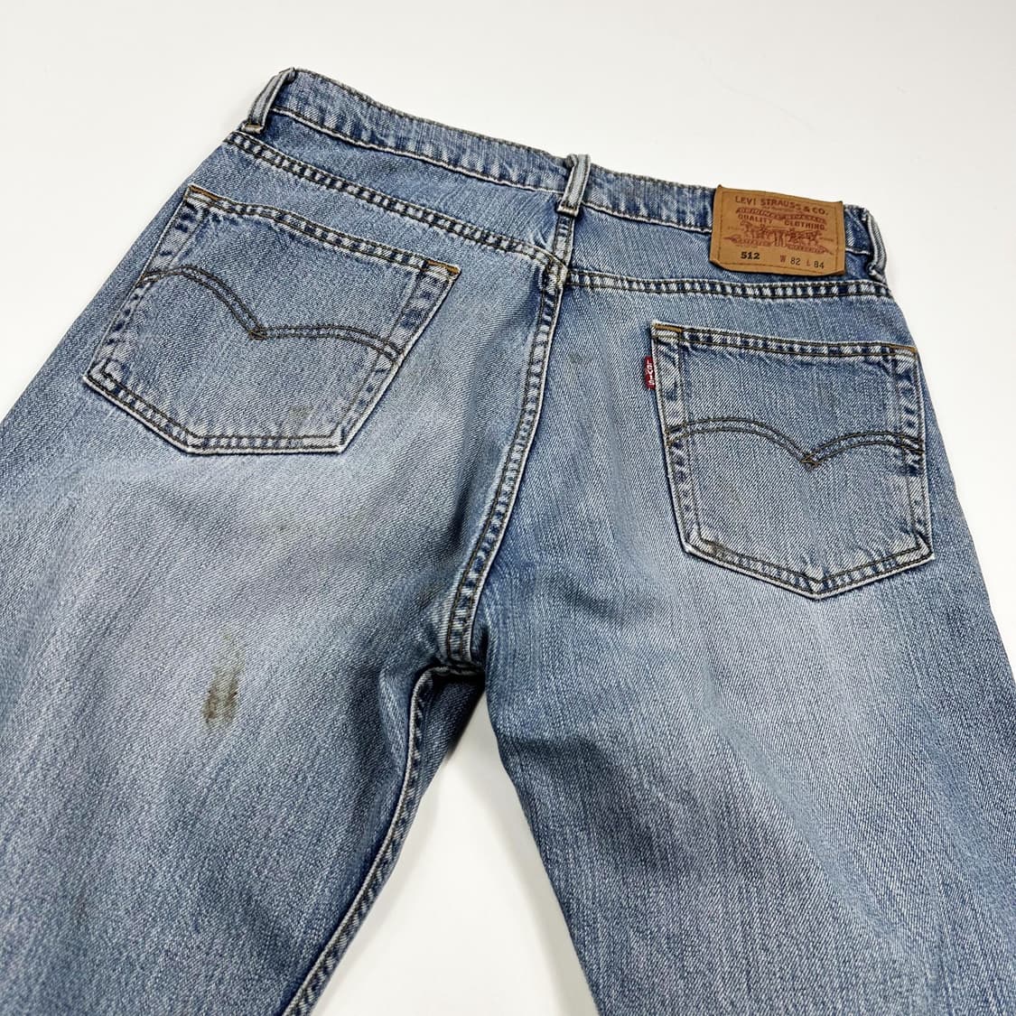 (오염) 30 리바이스 512 90s 빈티지 스트레이트 데님팬츠 상품이미지5