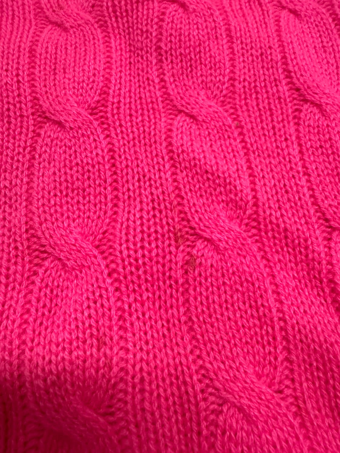 폴로 랄프로렌 100% 캐시미어 니트 핑크 / M 상품이미지3