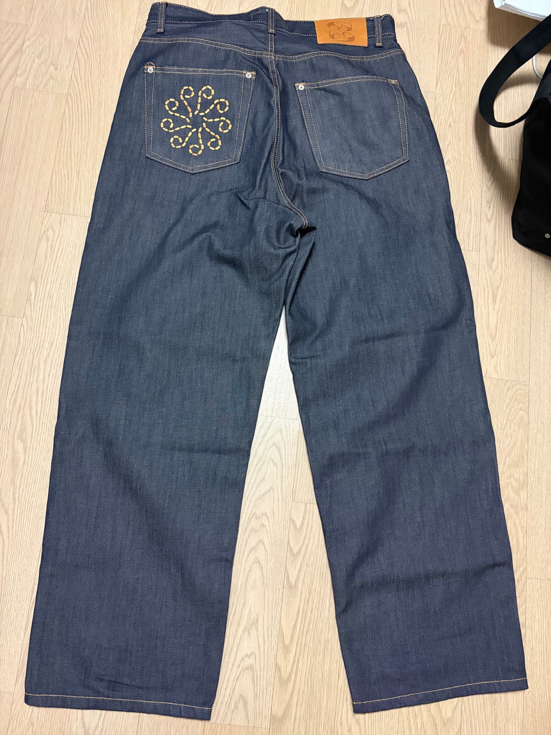 9999아카이브 Linking Wide Denim Pants 1사이즈  상품이미지3