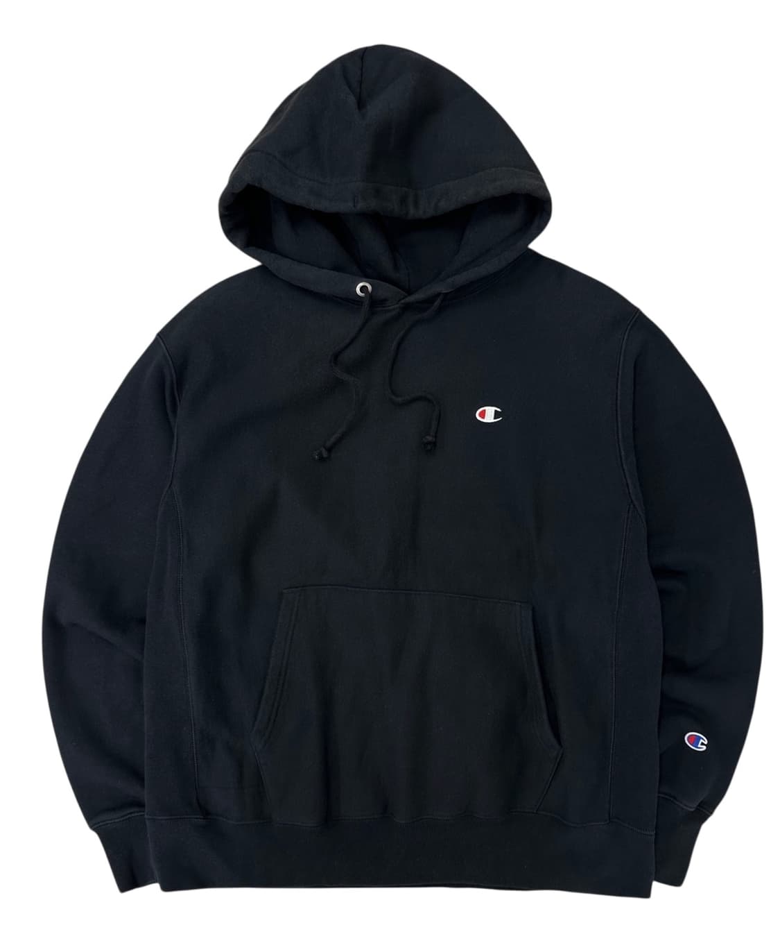 챔피온 리버스위브 후드티 블랙 (2XL) 상품이미지1