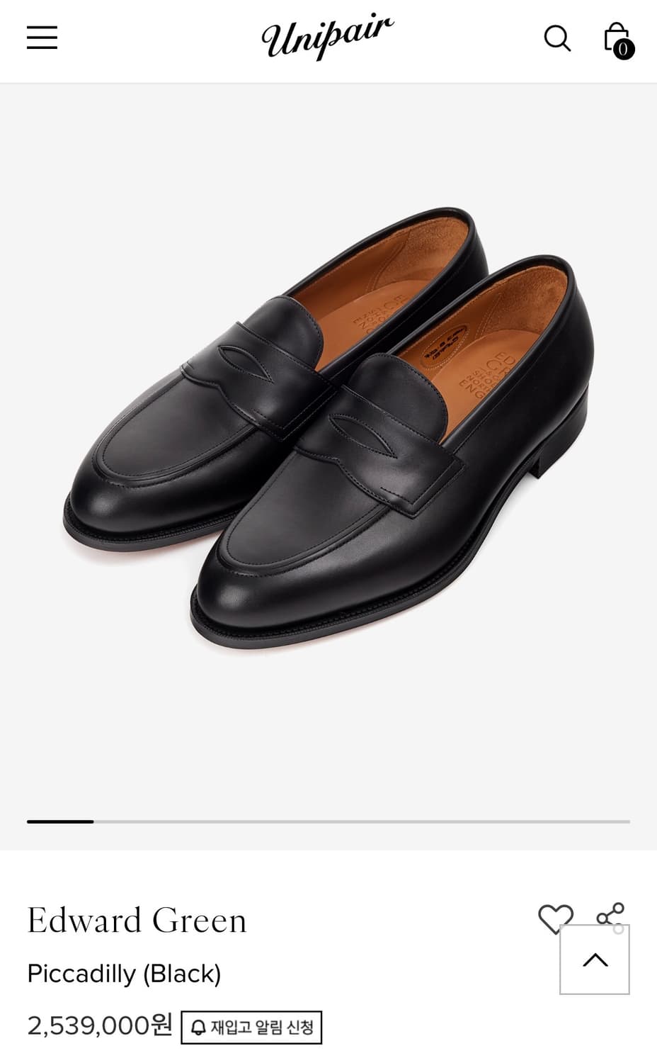 에드워드 그린 피카딜리 그레인 레더 상품이미지5