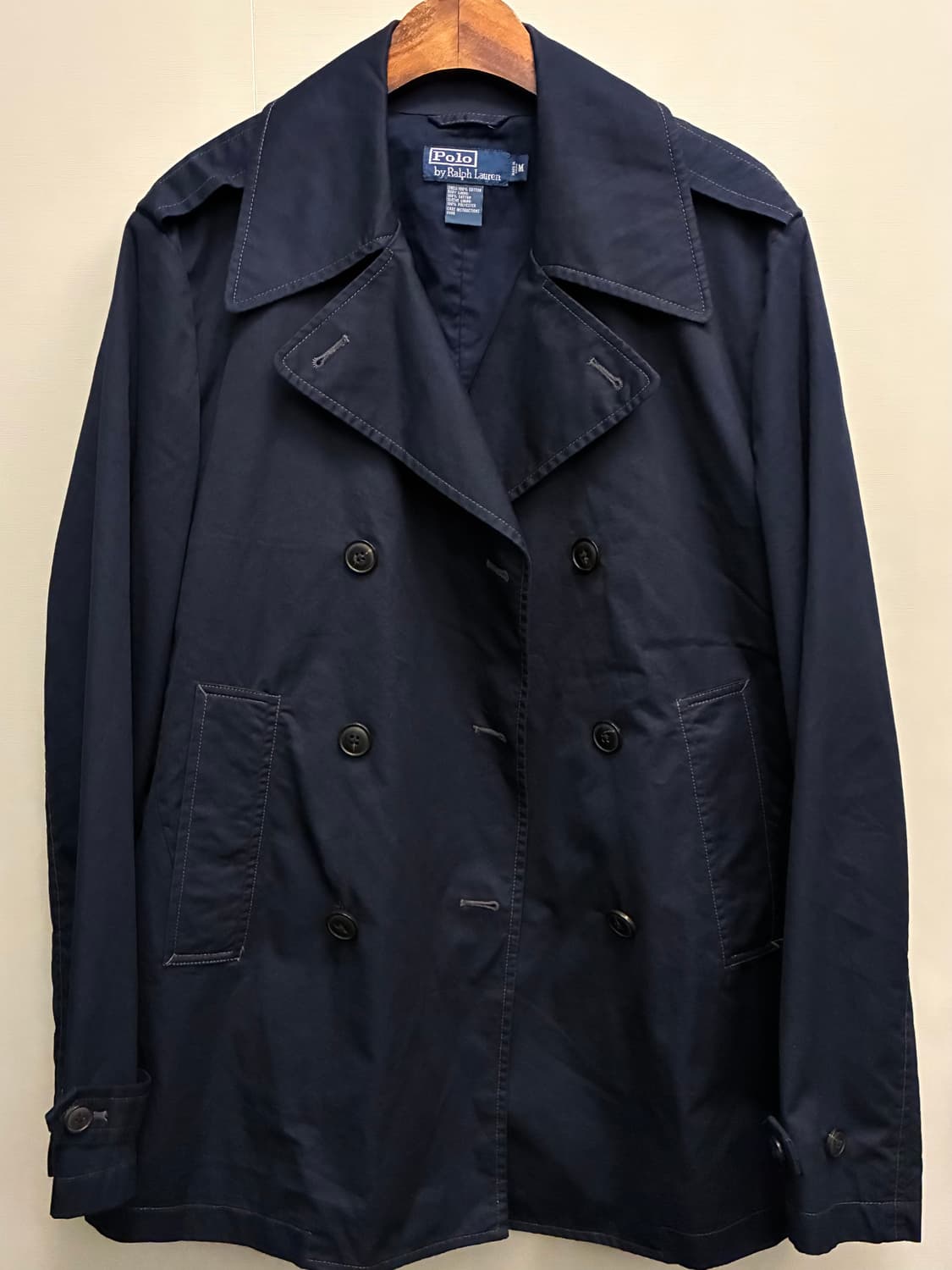 (97~100)폴로랄프로렌 코튼 미해군 더블 피코트 더플코트 상품이미지7