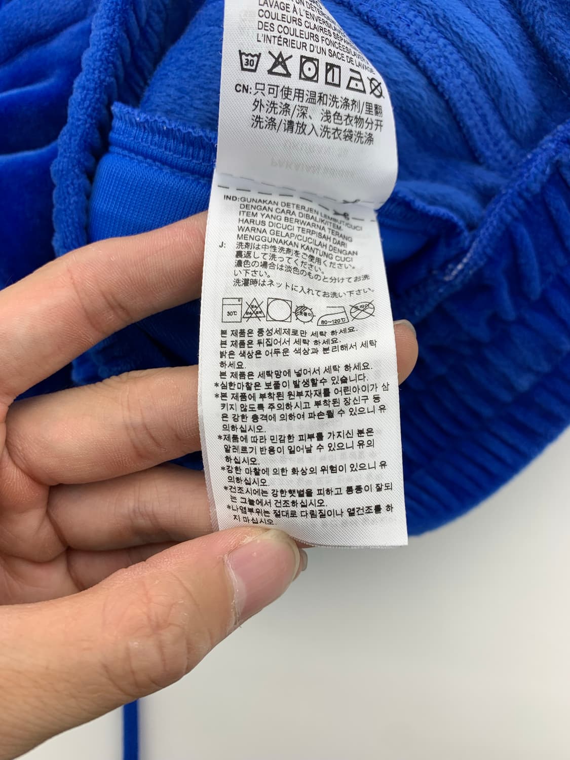 아디다스 X 제러미 스콧 블루 하프 팬츠 상품이미지9