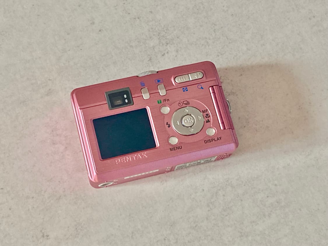 키키디카) 미품! 펜탁스 옵티오 s40 핑크 상품이미지5