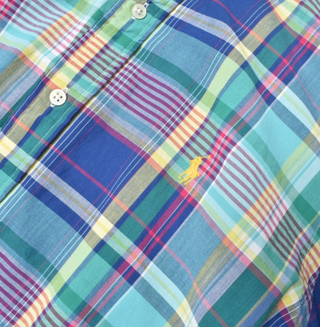 폴로랄프로렌 신형라벨 체크 셔츠 L 상품이미지4