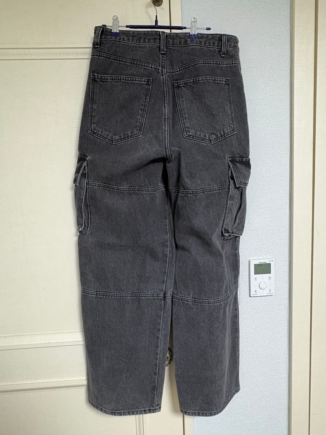 베이스먼트 회색 카고 데님 상품이미지2