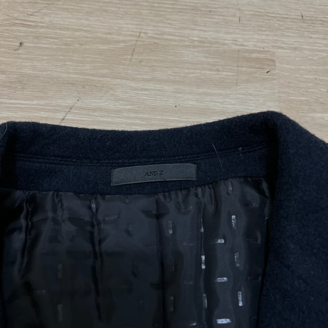 앤드지 캐시미어 블렌드 싱글 코트 [다크네이비] M/95 상품이미지4