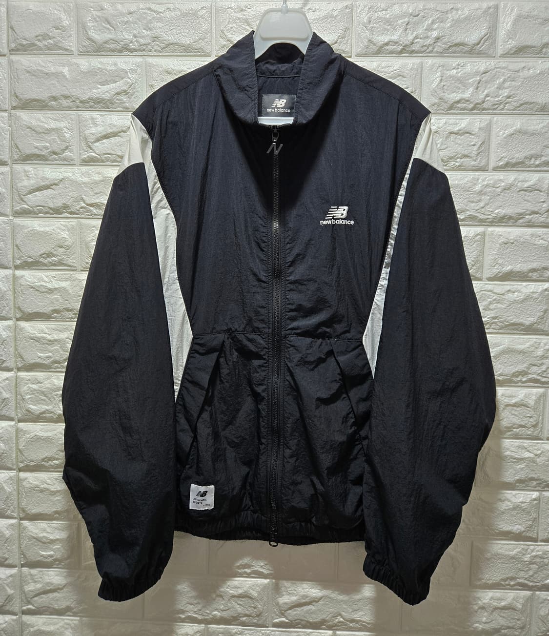 뉴발란스 컬러블록 웜업자켓 바람막이 자켓 95~100 상품이미지1