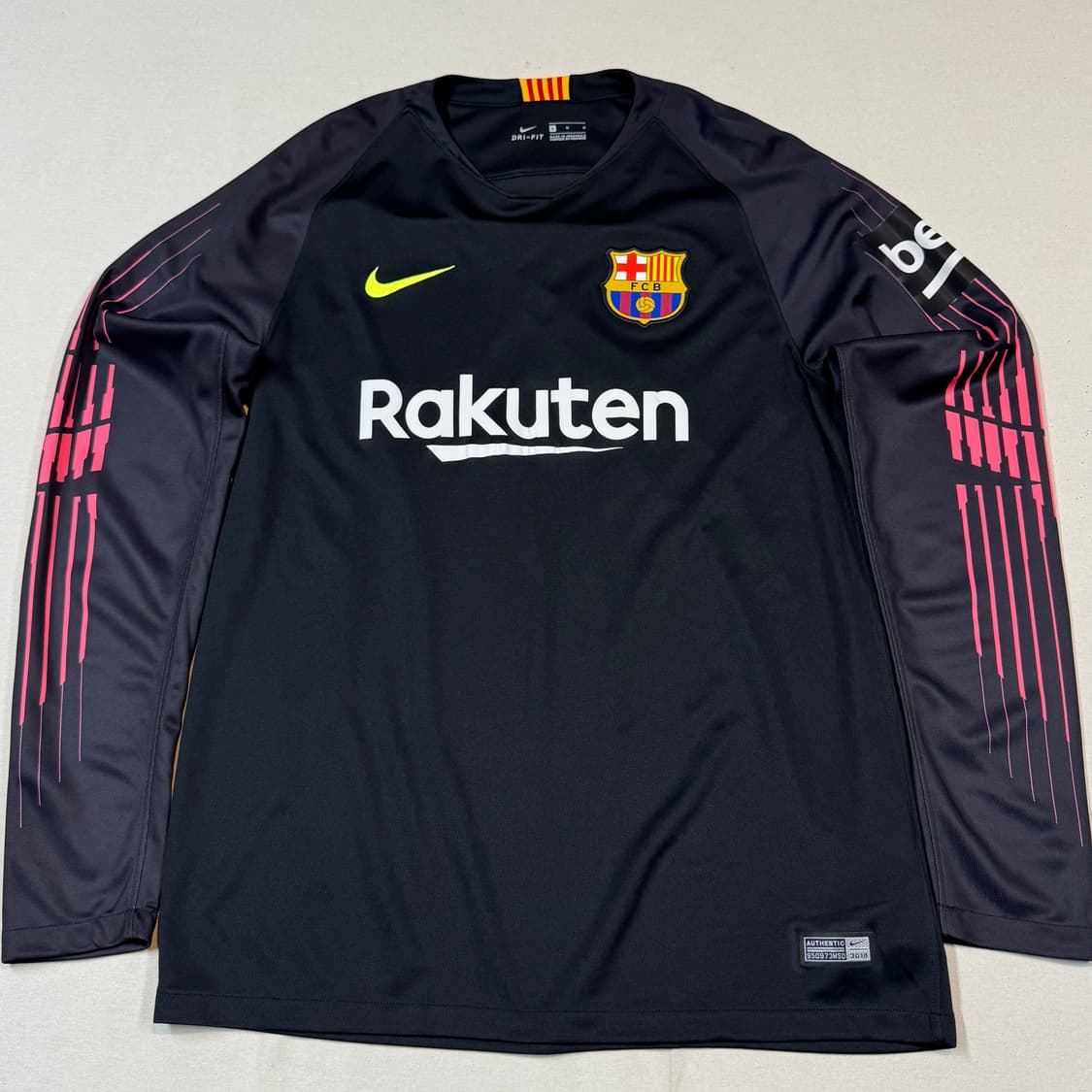 M) 나이키 FC 바르셀로나 2018/19 시즌 골키퍼 셔츠 져지 상품이미지2