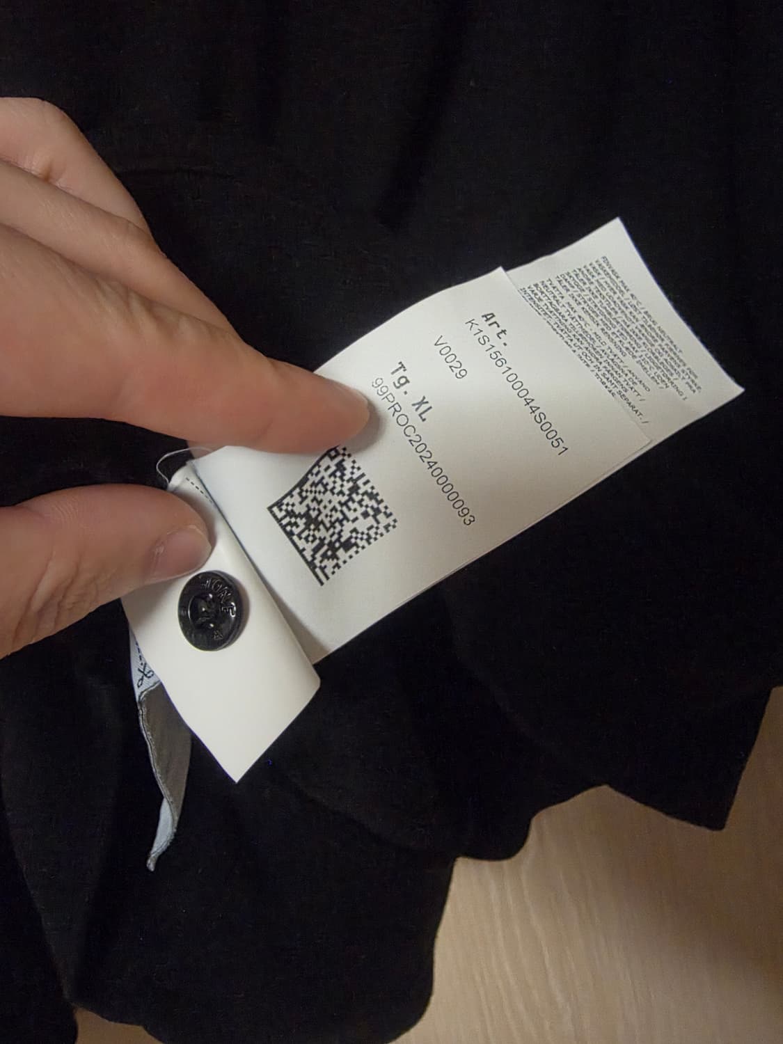 [25년식/XL] 스톤아일랜드 크루넥 맨투맨 블랙 상품이미지7