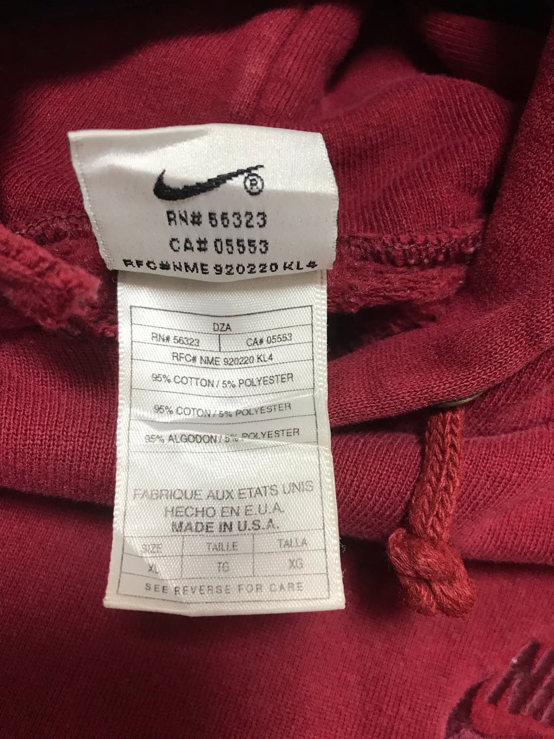 빈티지 나이키 후드 상품이미지4