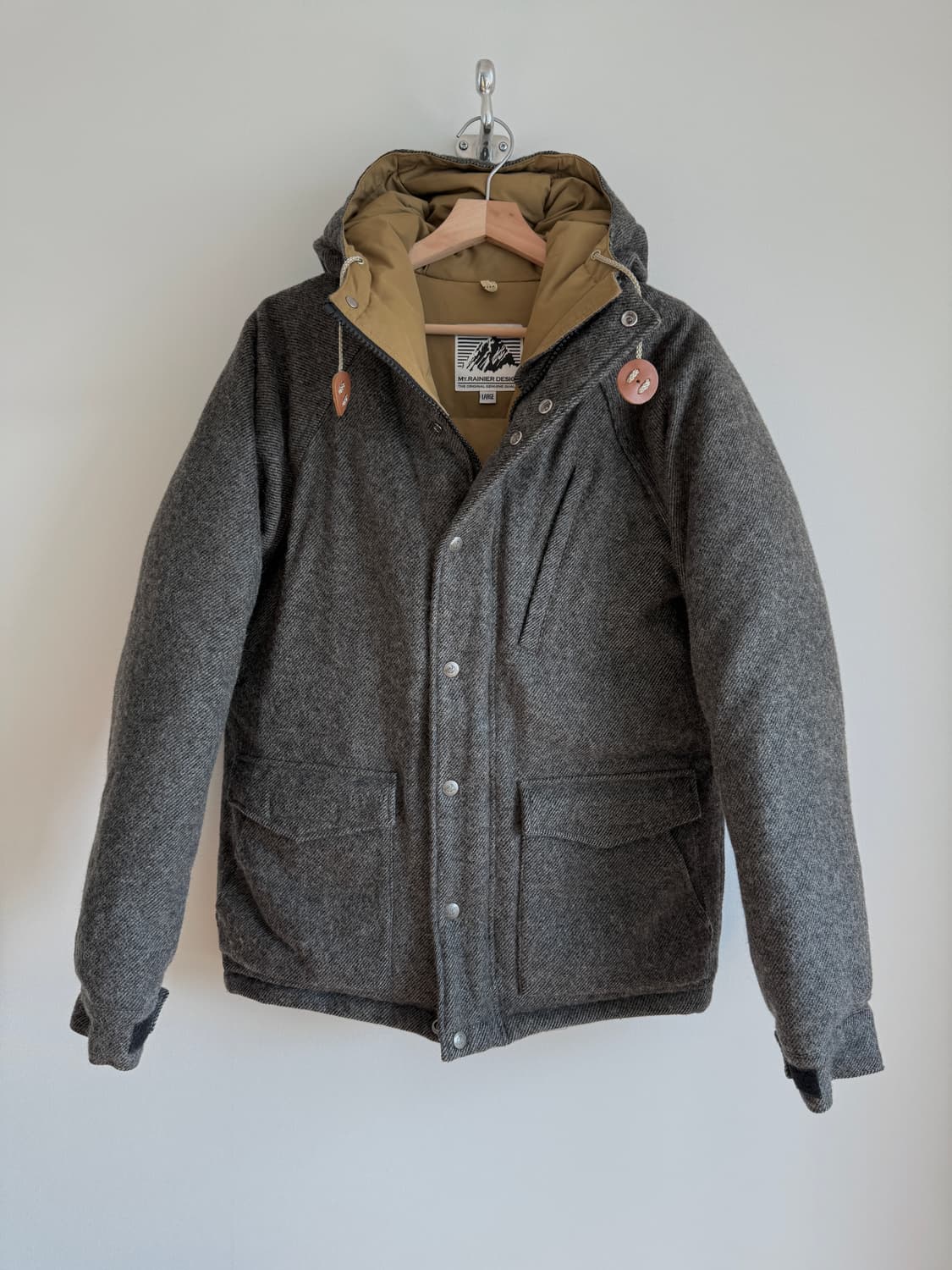 MT.RAINIER DESIGN 트위드 패딩(2way zip) 상품이미지1