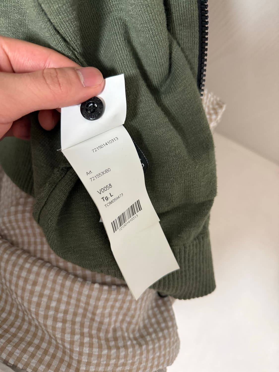 스톤 아일랜드 니트 후드집업 L사이즈 상품이미지6