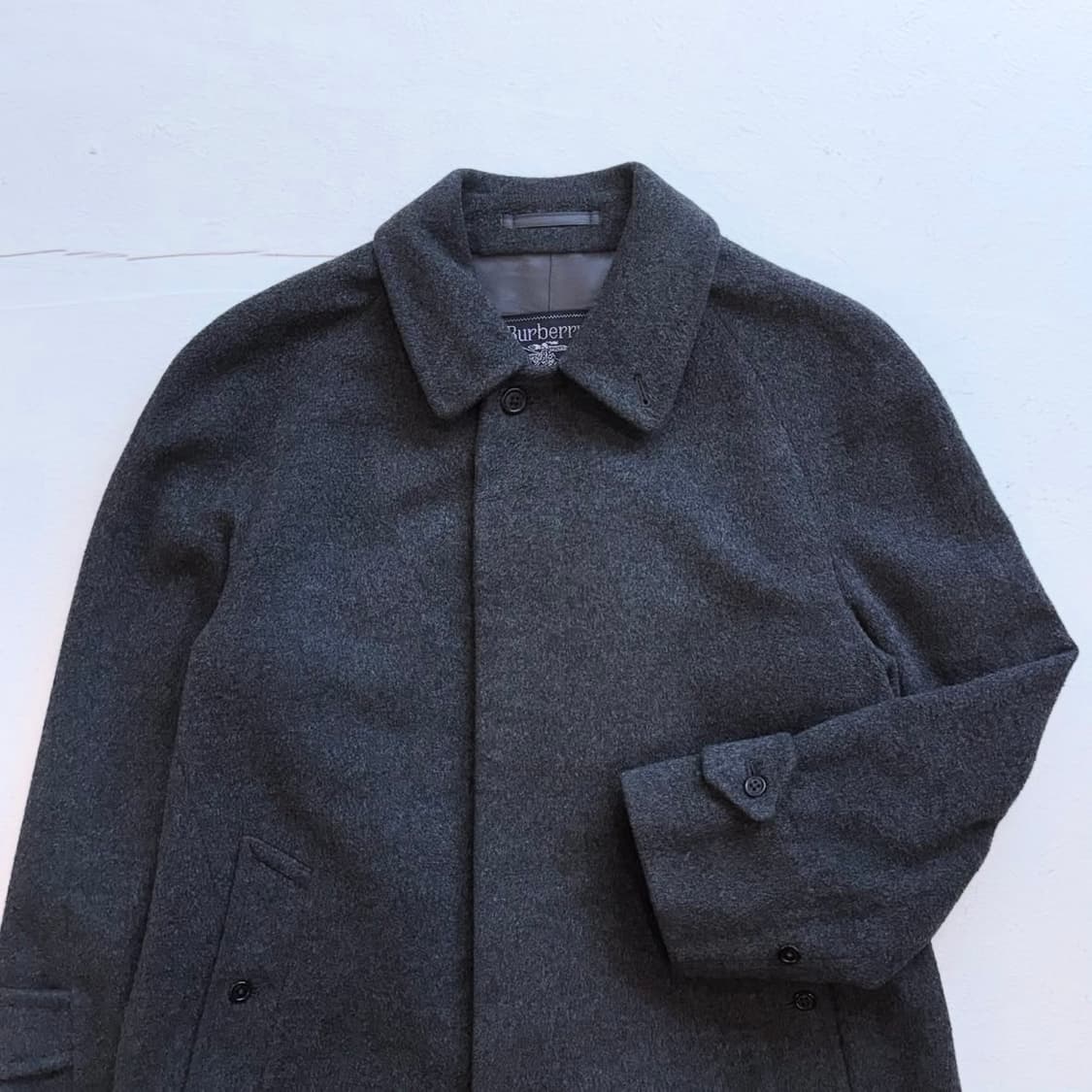 버버리 캐시미어 챠콜 맥 코트 상품이미지4