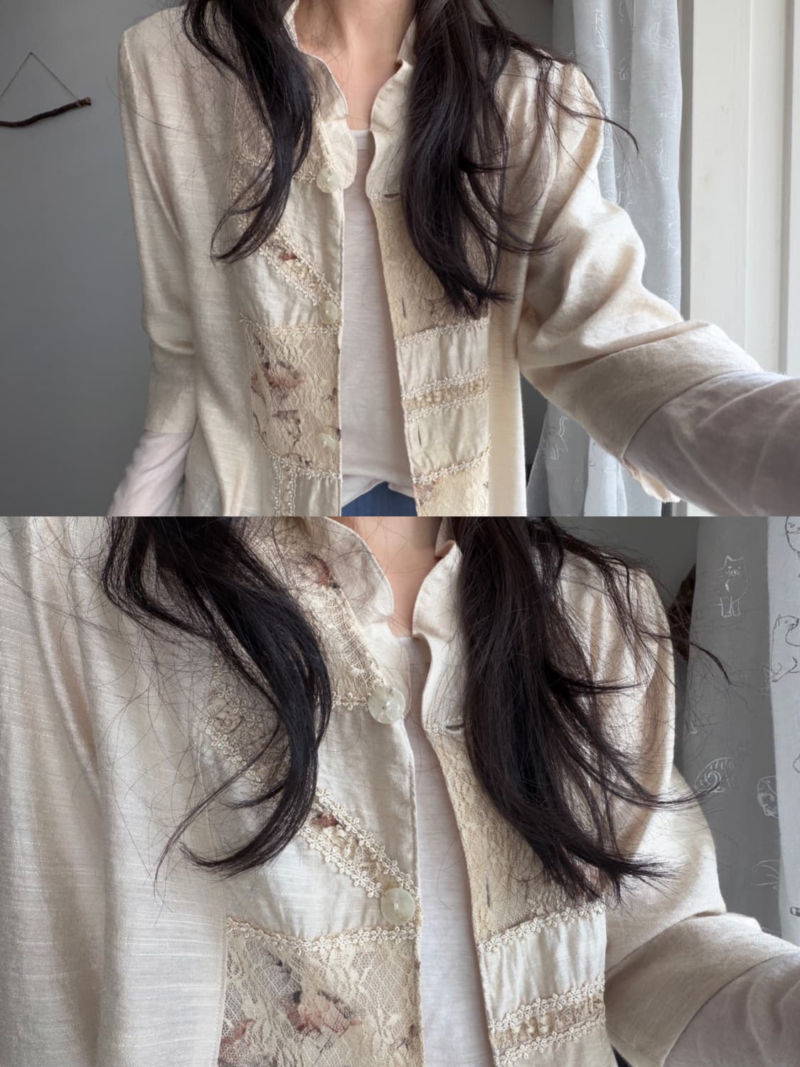 lace blouse 상품이미지2