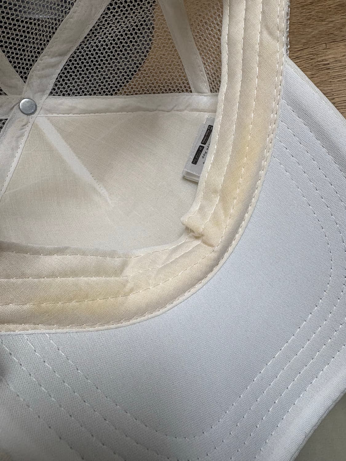 데우스 마키나 흰색메쉬 볼캡(새상품) 상품이미지5