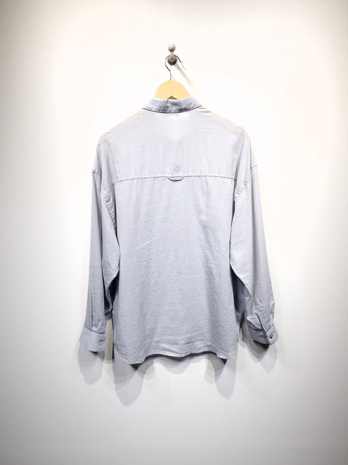 유라고(URAGO) 에어리 루즈핏 셔츠 스카이블루 상품이미지5