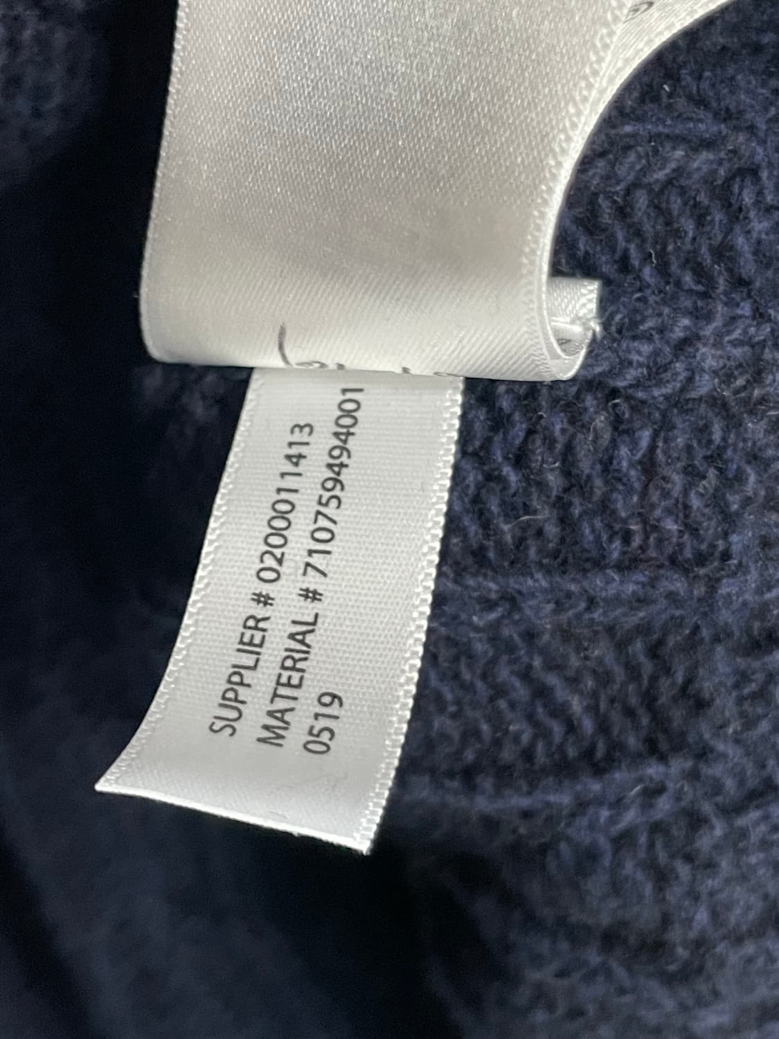 폴로 랄프로렌 크리켓 니트 네이비 S 상품이미지7