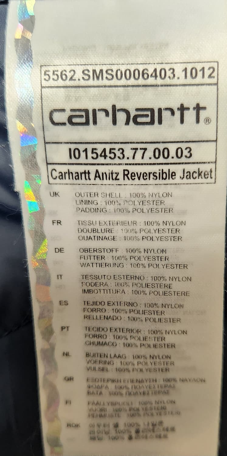 칼하트  퀼팅 양면 셔츠 자켓 M (95) 상품이미지5