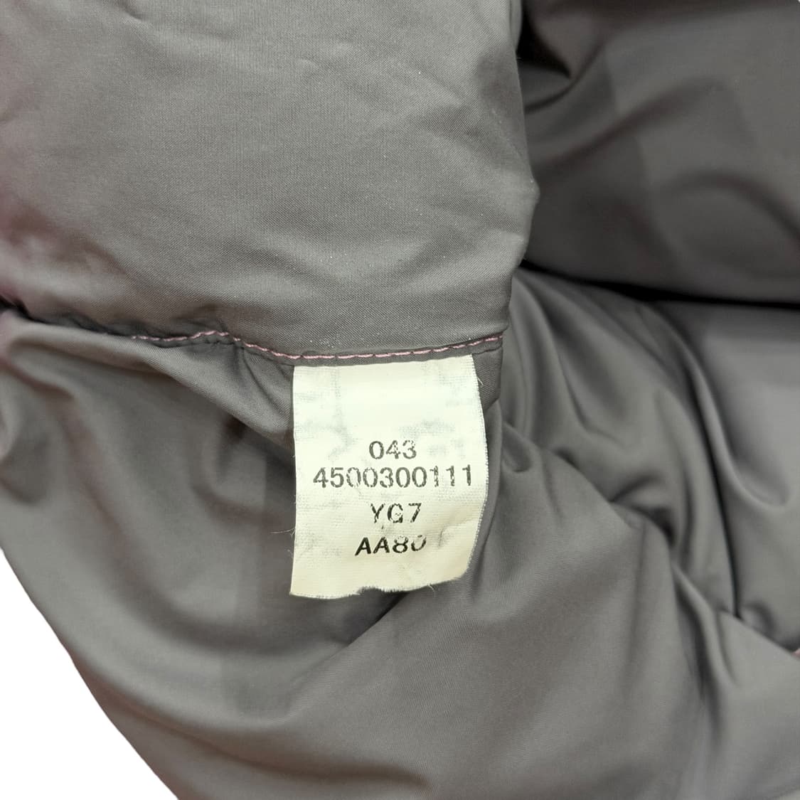 노스페이스 해외판 희귀 우먼스 딸기우유 핑크 눕시700 숏패딩 XL 상품이미지7